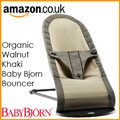 Organic Walnut Khaki BabyBjorn Bouncer